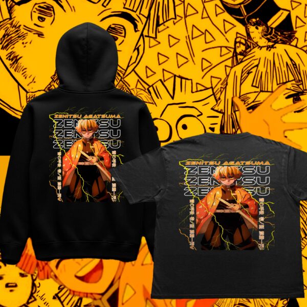 Canguro y Remera Zenitsu Demon Slayer